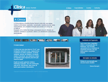 Tablet Screenshot of clinicasantosdumont.pt